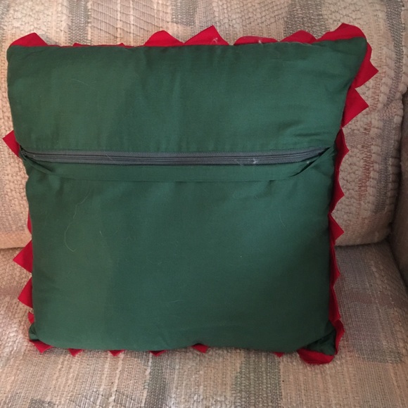 Patchwork Holiday Throw Pillow - Picture 4 of 4